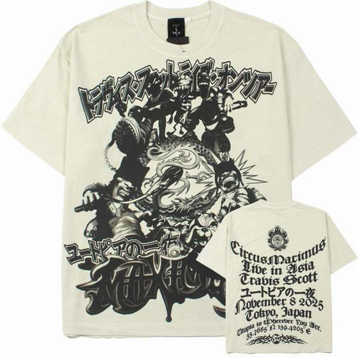 Picture of Travis Scott T Shirts Short _SKUTravisScottM-2XLcztx9591812